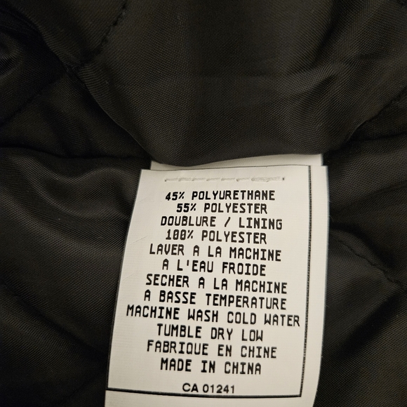 FIRST ROW Faux-Leather Biker Jacket - Picture 7 of 8